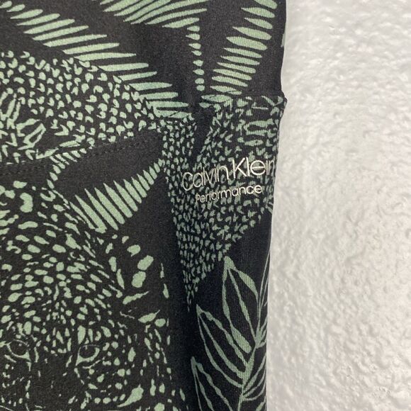 Calvin Klein Performance Wick Safari Print Leggings Size Large - Picture 3 of 11